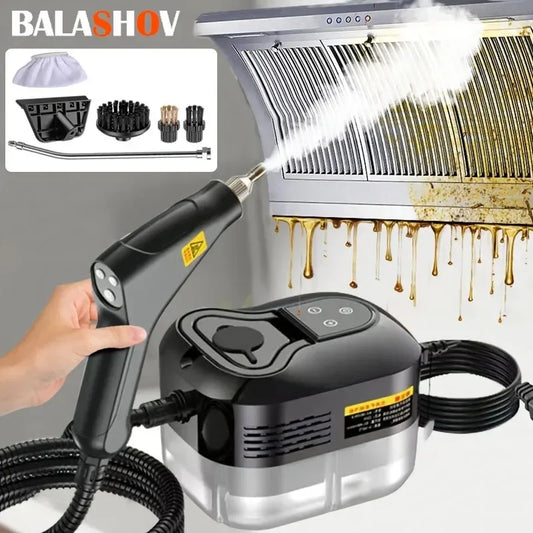Aparat de Curățare cu Abur 2500W – Presiune Mare, Curățare Rapidă pentru Bucătărie, Baie, Mașină și Aer Condiționat
