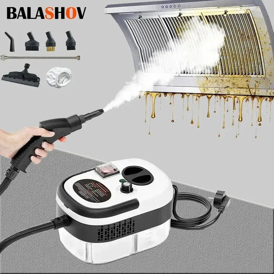 Aparat de Curățare cu Abur 2500W – Curățare Profundă pentru Bucătărie, Baie, Mașină și Podele