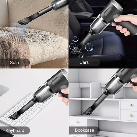 Aspirator Auto Ultra Puternic 🔥 Fără Fir, Curăță Tot în Secunde – Umed & Uscat
